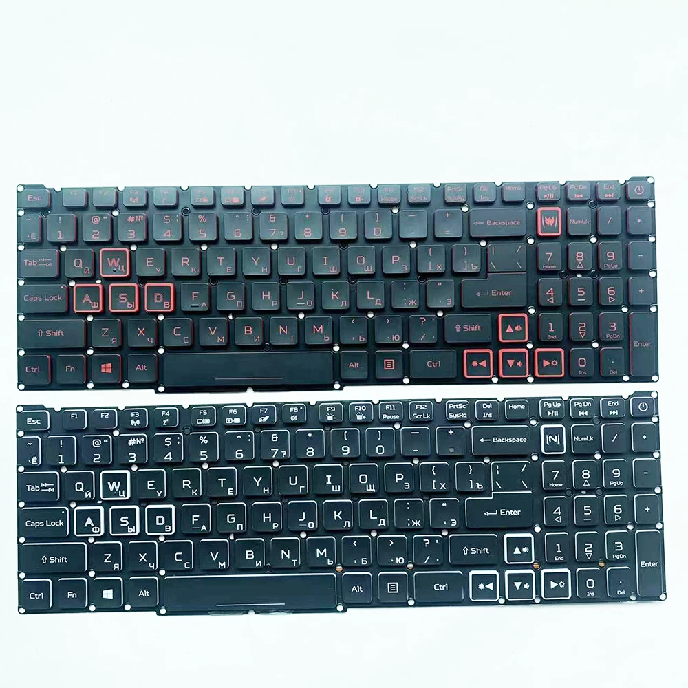 keyboard for Acer Nitro 5 N22C1 AN515-46-R32U AN515-58-51R3 LG05P-N12B3L with backlit Russian Layout