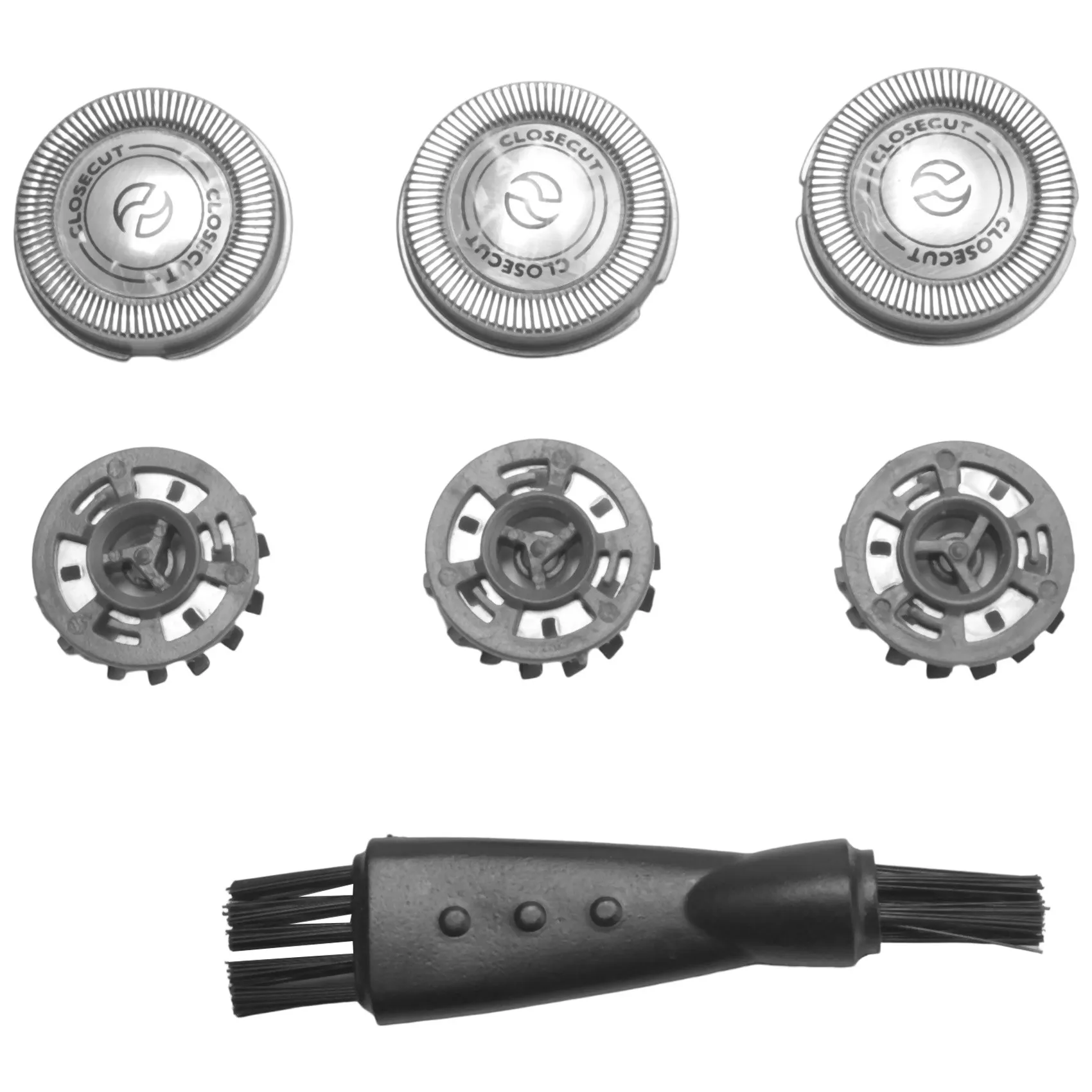 Lâminas de substituição do cortador de cabeça de barbear, Série Philips HQ4, HQ30, HQ40, HQ46, HQ130, HQ912, HQ481, HQ66, 4 peças