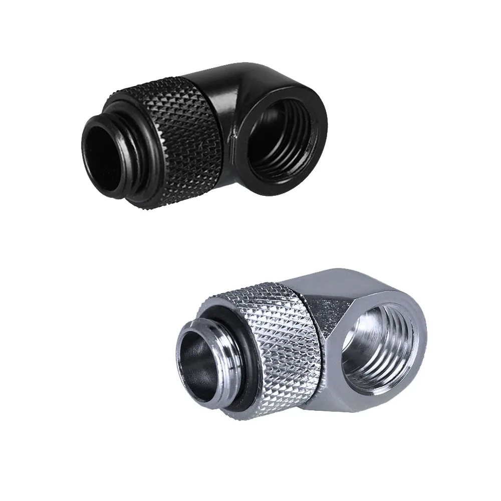 

Bykski Azieru G1/4" 90 Degree Elbow Rotatable Fitting Connector Joint AU-RD90-X