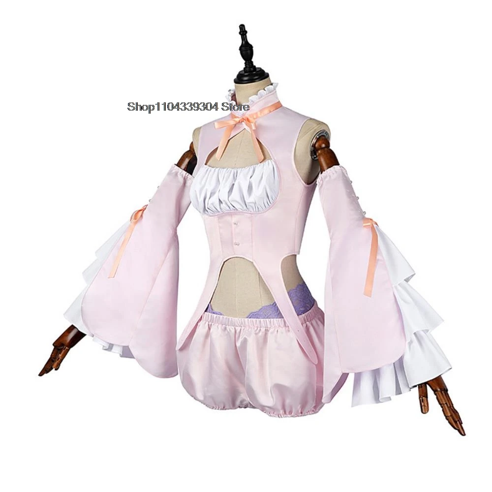 Sexy MahoAku Byakuya Mimori Costume Cosplay Parrucca Vestito La Ragazza Magica e Il Tenente Malvagio Utilizzato per Essere Archenemies Cosplay