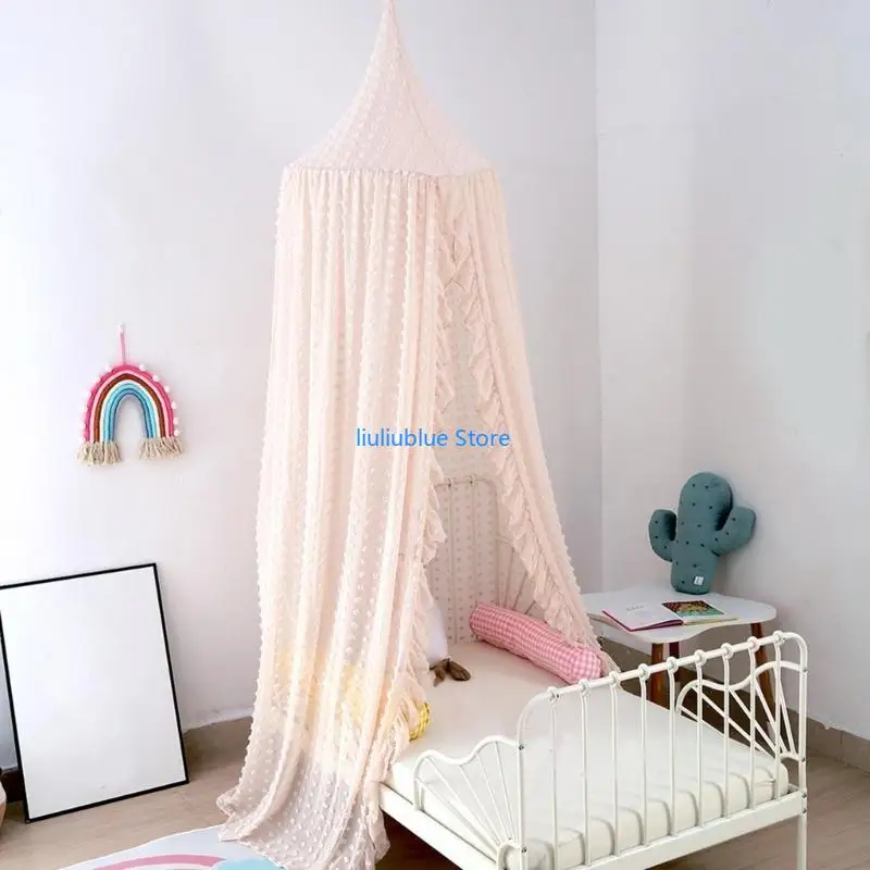ستارة سرير شبكية للناموس للأطفال، مستلزمات الأطفال، حمالات سرير، مظلة معلقة 62CF
