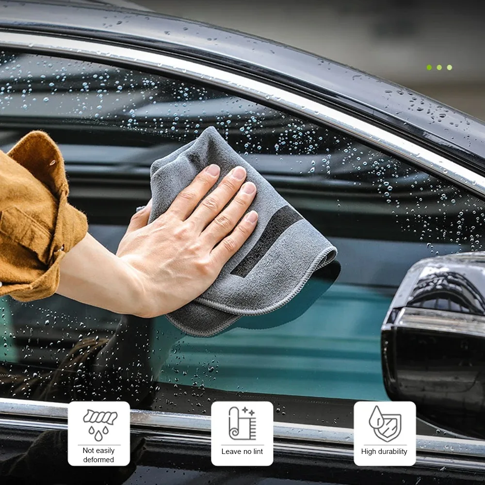

Профессиональное полотенце для мытья автомобиля, высококачественная ткань из микрофибры для чистки автомобиля, сушильная ткань для подшивки, ткань для ухода за автомобилем, детали, аксессуары для мытья автомобиля