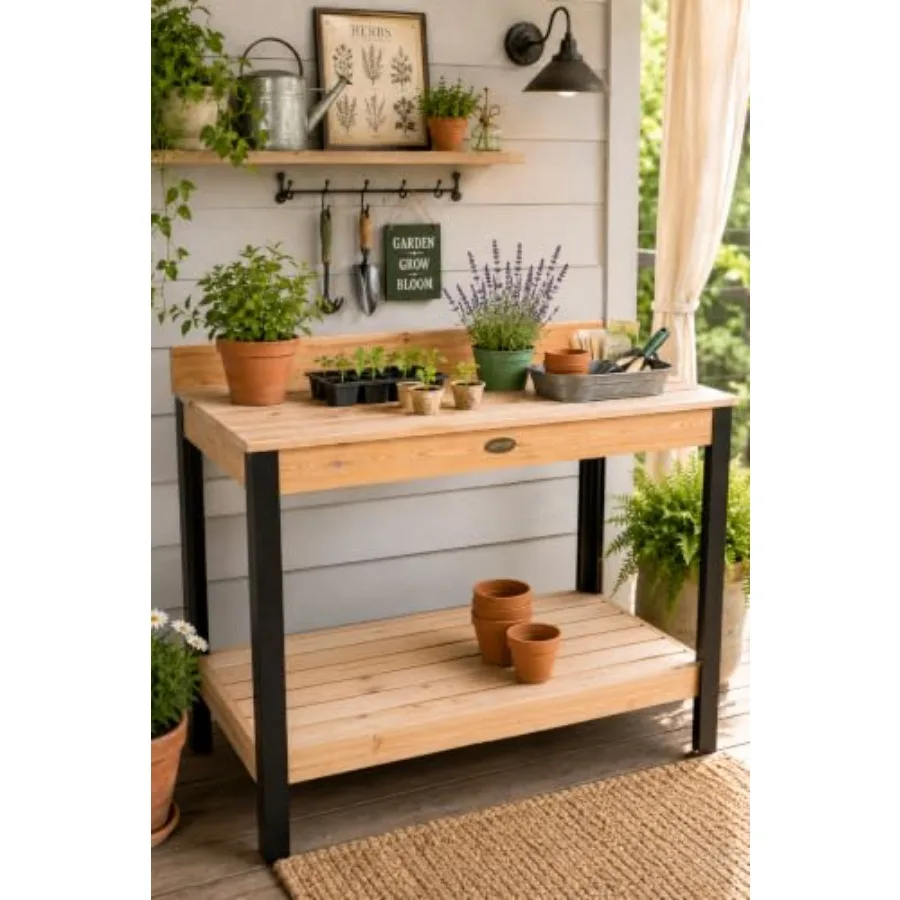 Cedar Potting Bench, 2026 year