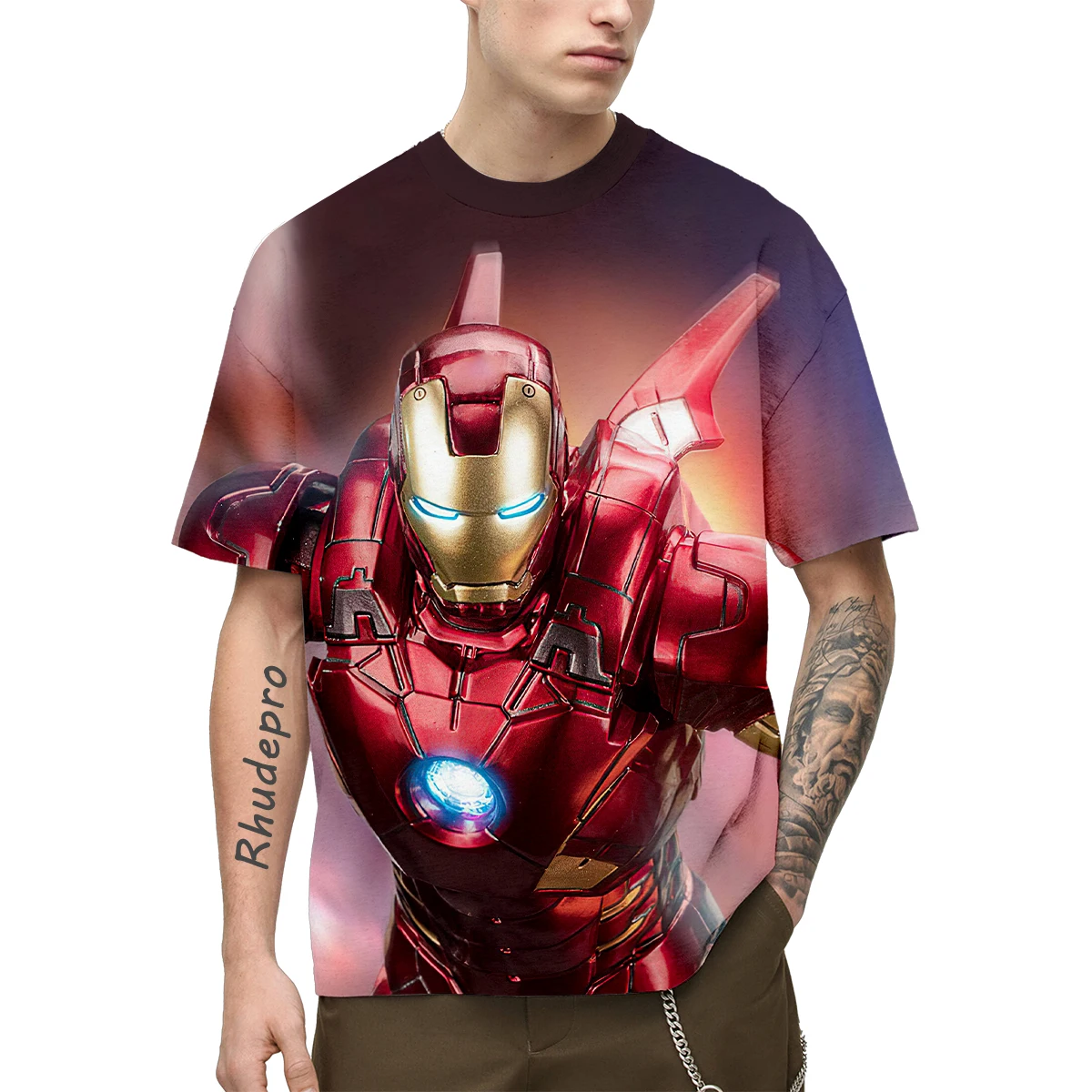 Miniso The Avengers 2024 Neue Mens Sommer Venom Kurzarm T-shirt 3D Print T Shirt Casual Lustige Boy Girl Kids T Shirt Tops