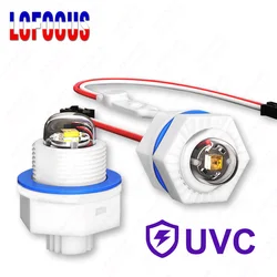 Lampe UV LED ultraviolette UVC 265nm 270nm 275nm 280nm DC 12V 24V pour la purification de l'air et de l'eau, désinfection et stérilisation, 1 pièce