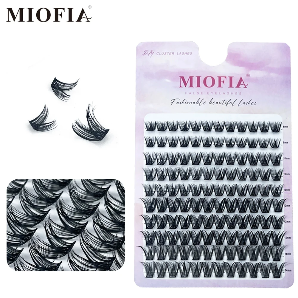 1/box 120 Bundles Mink Eyelashes 3D Individual DIY Russia eyelash extension 10 Rows Mix Cluster Eyelash Makeup tools wholesale