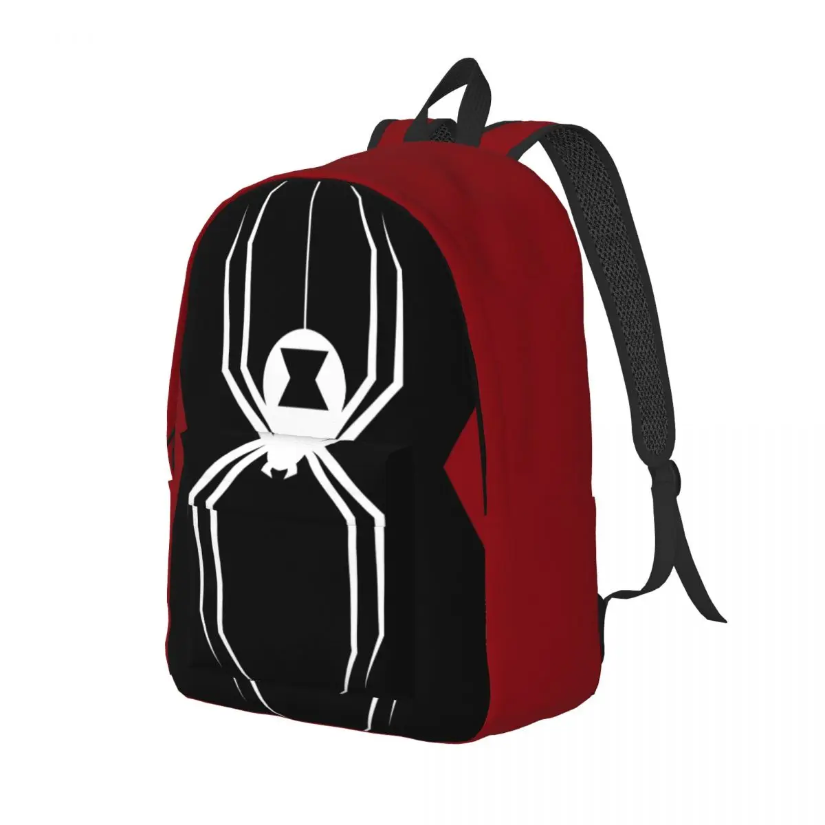 Black Widow Icon Classical Backpack Lightweight High School Business Daypack for Men Women Laptop Canvas Bags