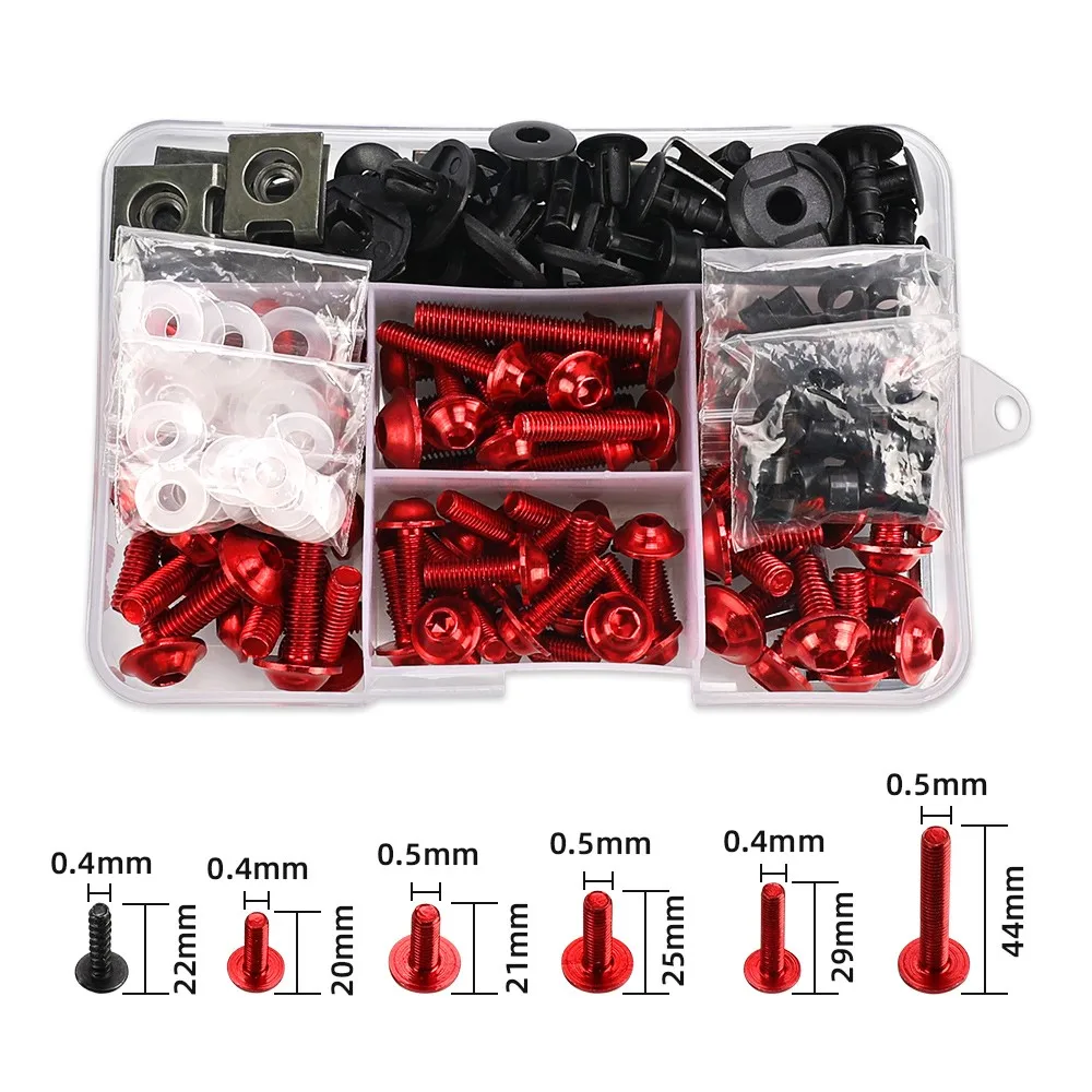 ل Zontes G1 125 ZT125 U 125 U1 Z2 U U155 كروس فاير 500 G1 155 250R 350E ZT دراجة نارية هدية مجموعة مسامير مسامير الألومنيوم باستخدام الحاسب الآلي #5