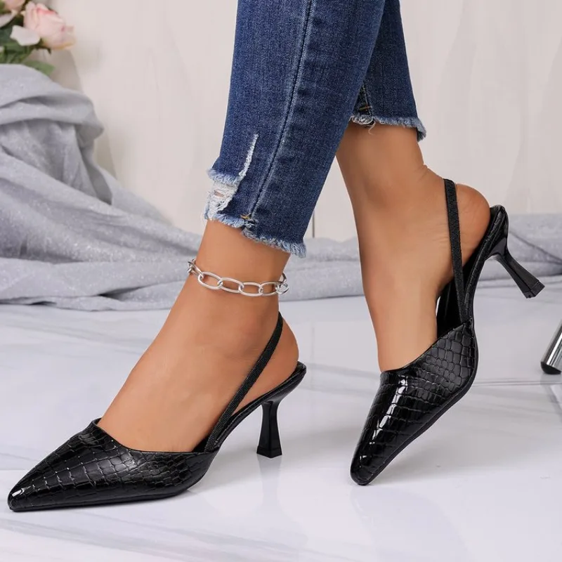 Women Pointed Toe Pumps Shoes High Heel Slip on High Heels 2026 Summer Comfy Heels Elegant Comfortable Women's Shoes