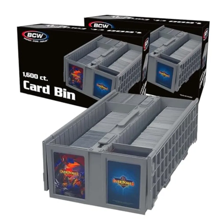 

Коллекционный серый пластиковый бокс для хранения карт на 100 карт для Pokémon, MTG и спортивных карт