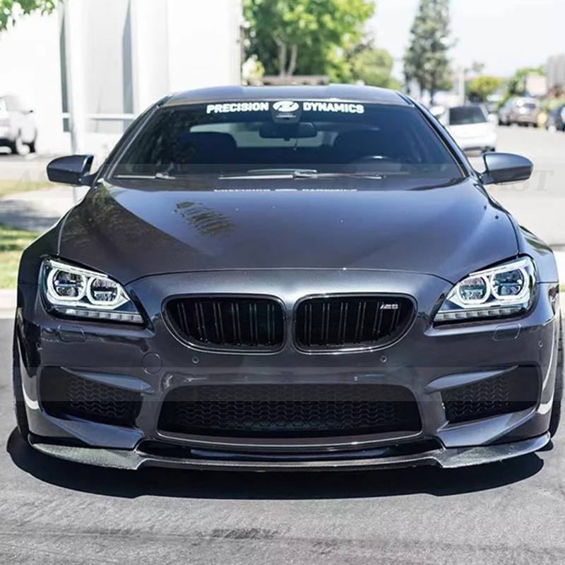 For BMW 6 Series F12 F13 F06 M6 Carbon Fiber Diffuser Front Bumper Lip Front Chin Splitter Car Accessories Body Kits