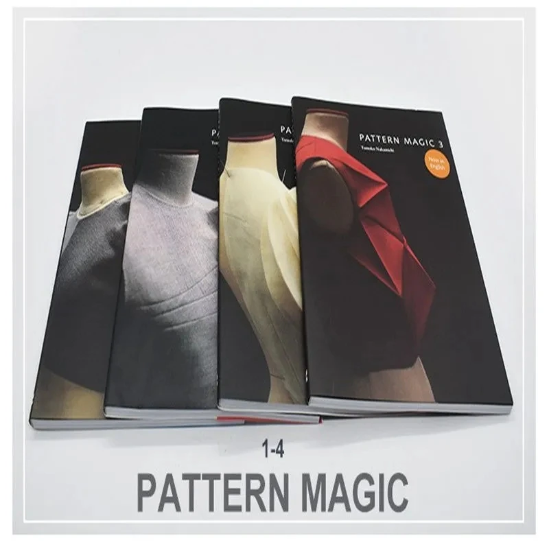 4 libri/set Tomoko Nakamichi Modello Libro magico Volume 1-4 Tessuti elasticizzati Abbigliamento Taglio Design Libro didattico