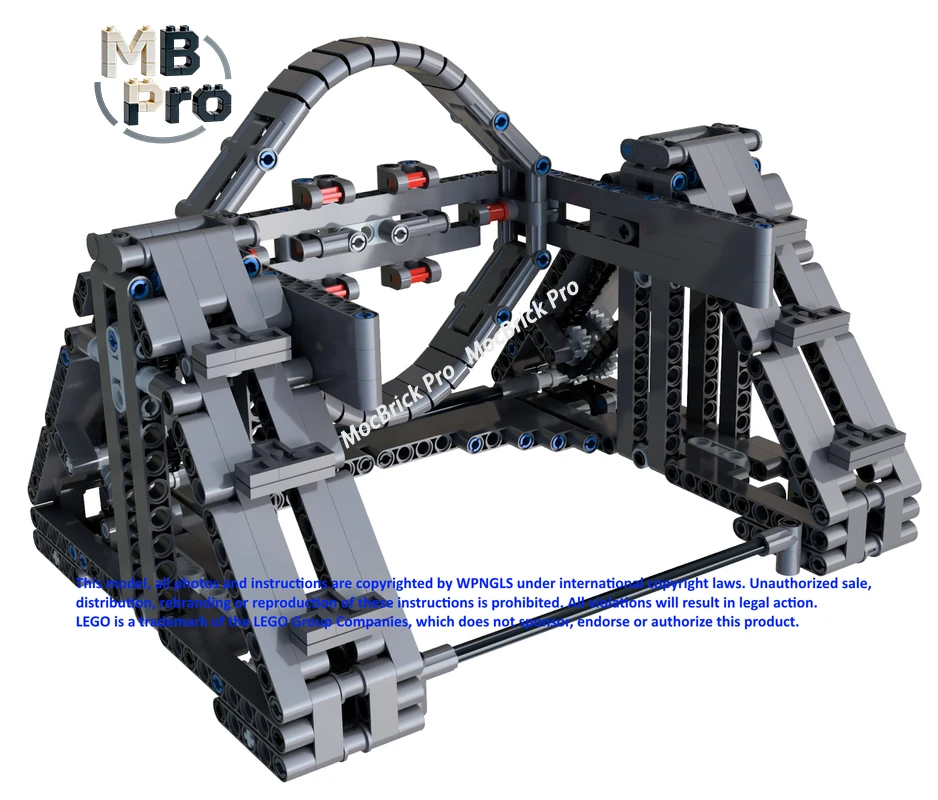 Ultra-compact Sequential Gearbox MOC Building Blocks Mechanical Transmission Model DIY Assemble Technical Bricks Display Toy