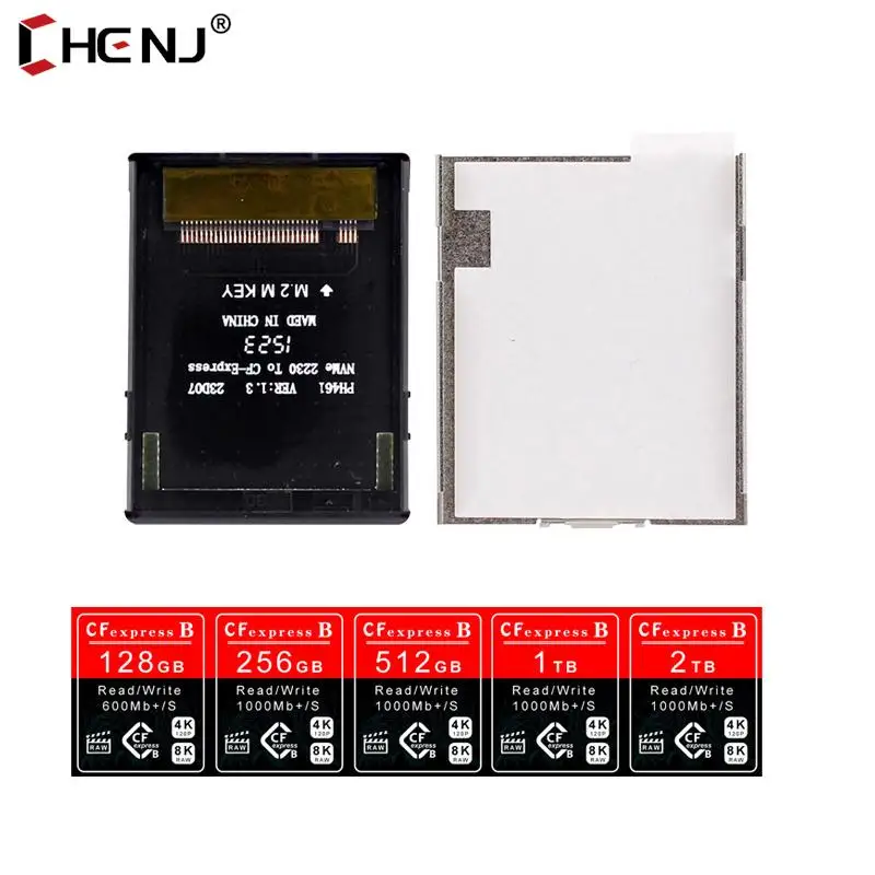 NGFF M2 Mkey Nvme 2230 SSD To CF Express Type-B Adapter Expansion Memory Card Converter For Camera Photography Studio