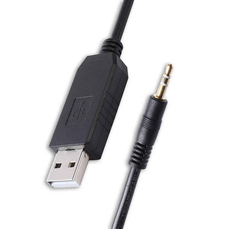 PL2303 USB RS232 Serial to 2.5mm Audio Jack Converter Adapter Communication Upgrade Flash Cable