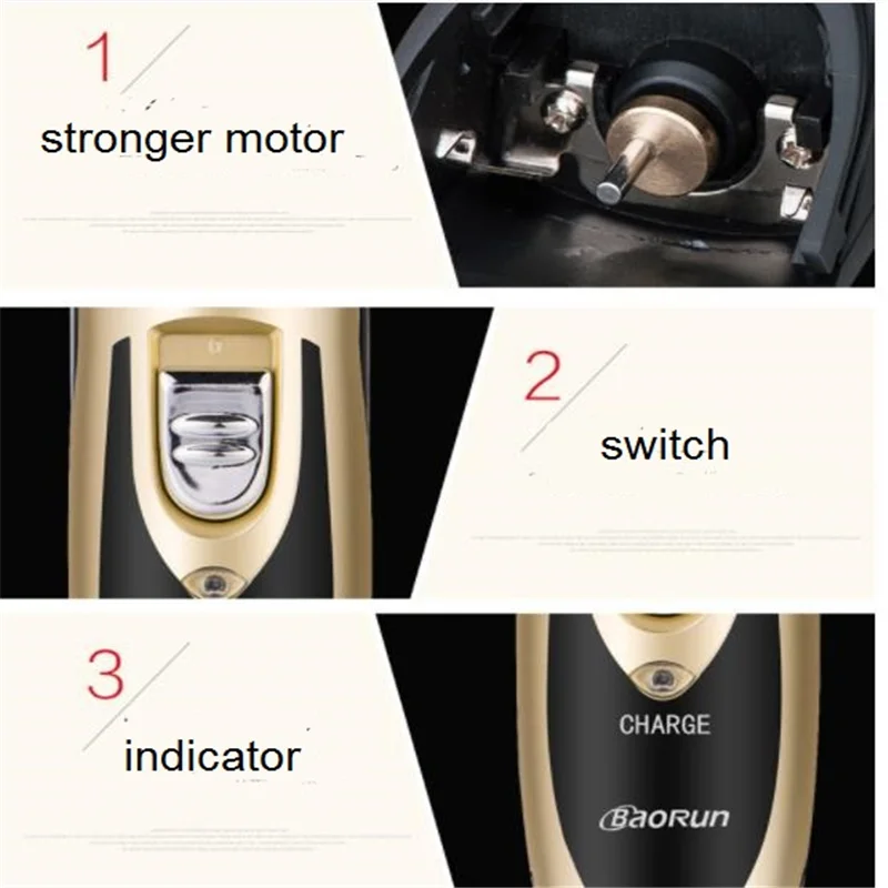 Электрическая детская машинка для стрижки волос с керамическим лезвием, тихий триммер в детском стиле, быстрое зарядное устройство, низкий уровень шума, бритва для младенцев