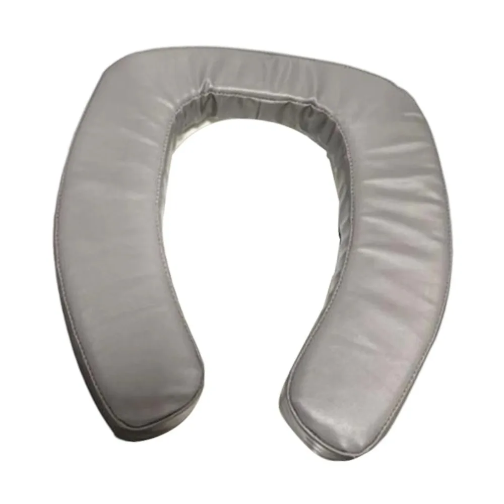Thick Padded Raised Toilet Seat Cushion Washable High-Density Foam U-Shape Toilet Seat Riser PU Leather Comfort Support
