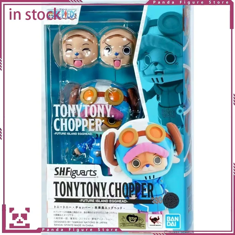 

SHF Original Bandai ONE PIECE S.H.Figuarts Tony Tony Choper Future Island Egghead Anime Action Figures Model Collection Toys