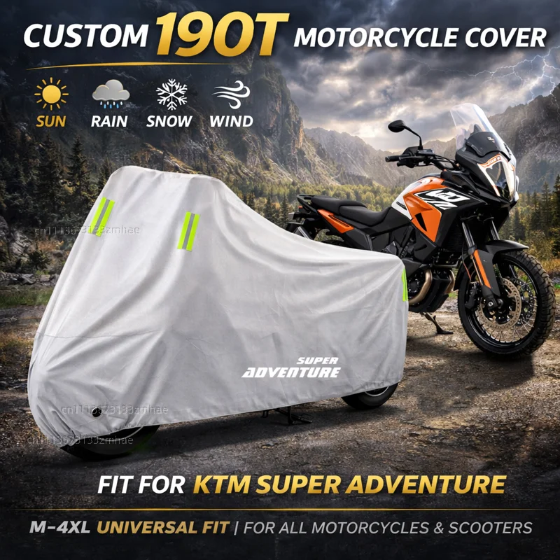 

For KTM RC Duke 390 200 790 890 690 250 125 990 300 Adventure 1290 1050 1090 Motorcycle Cover Waterproof UV Protective