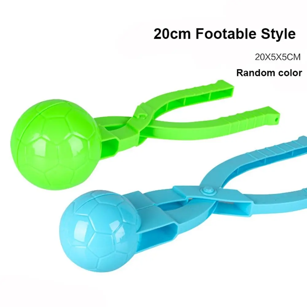 Outdoor Snowball Maker Clip Multistyles Plastic Sand Snow Ball Mold Toys Heart Snowflake Duck Shape Clip Tongs for Kids Adult