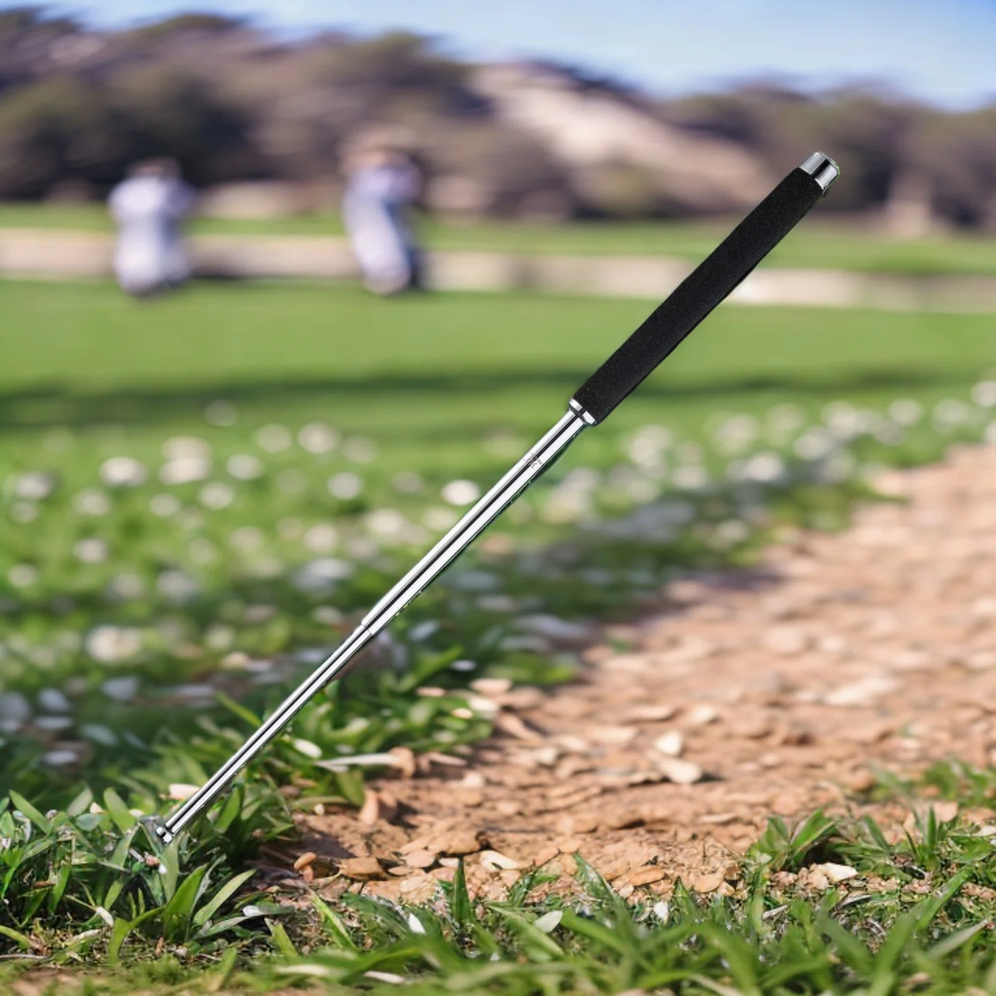 متعددة الوظائف في الهواء الطلق المشي لمسافات طويلة الرحلات عصا ، خفيفة الوزن التخييم تسلق الرحلات عصا المحمولة سهلة حمل Storag