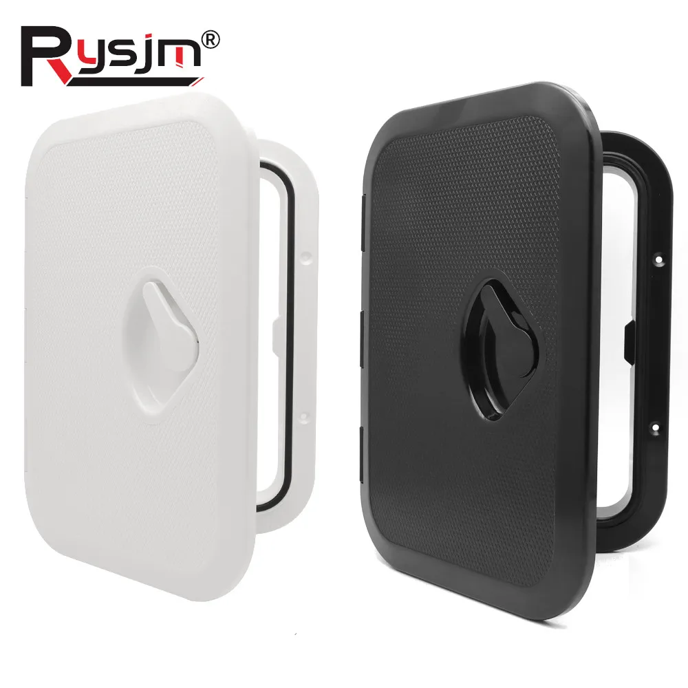 

ABS Marine Access Hatch Boat Deck Hatch Cover Out Deck Inspection Plate for Marine RV yacht Boat Accessories 270x375mm