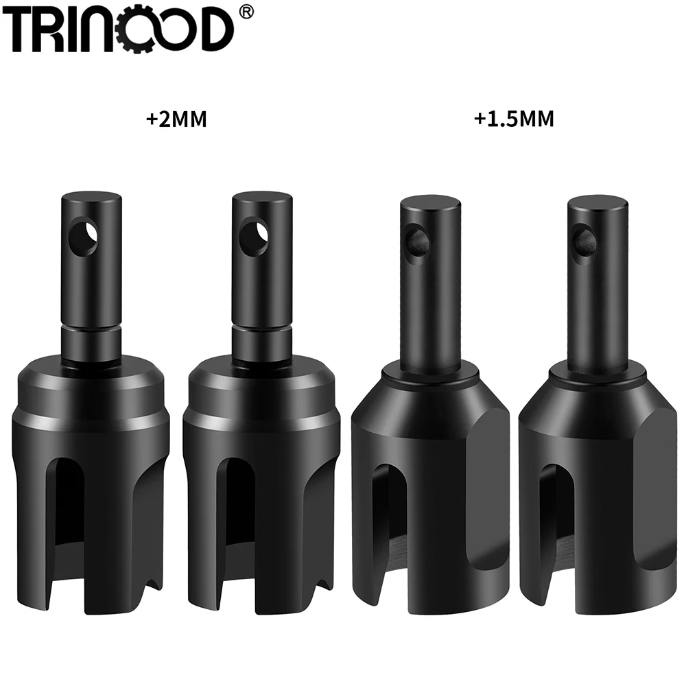 TRINOOD Steel Diff Cup +1.5/2.0mm Extended Differential Drive Cup for 1/7 ARRMA FELONY TYPHON‌ Mojave V2 INFRACTION Parts