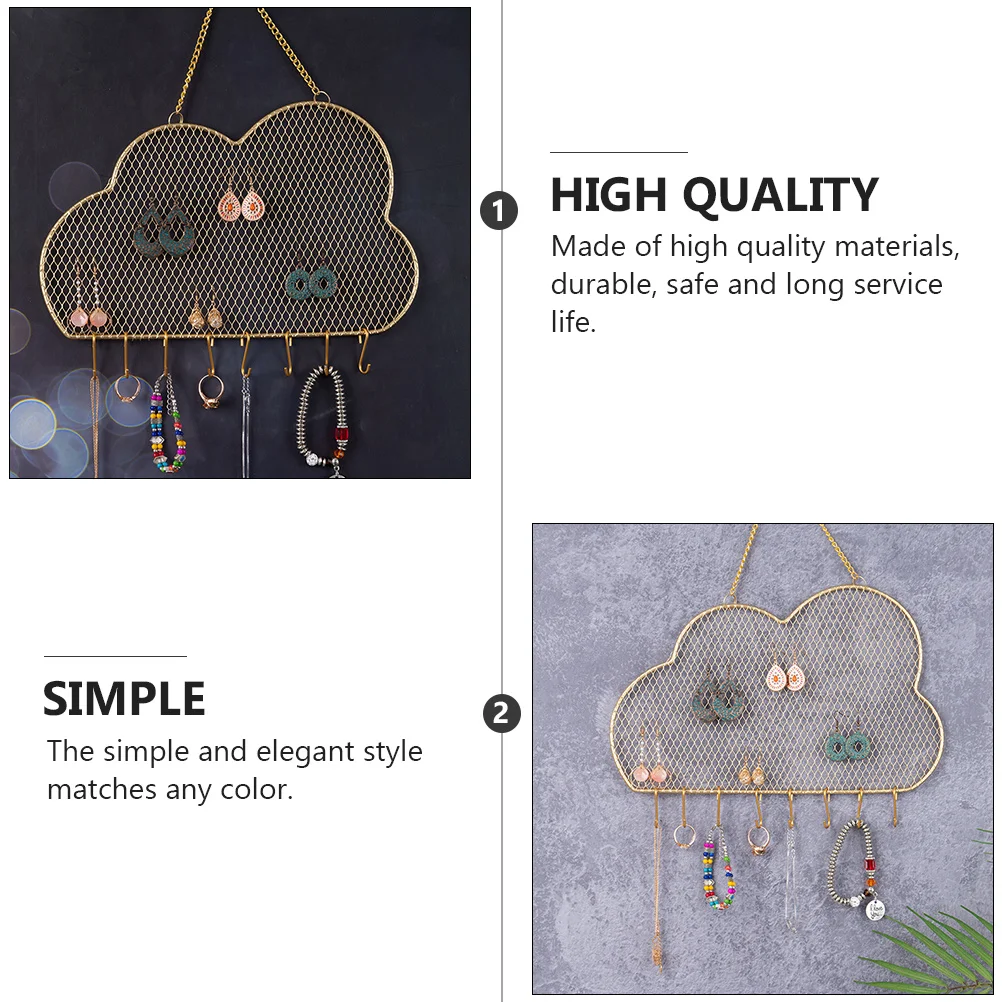 

1Pcs Jewelry Earring Organizer Display Stand Hanging Ornaments Storage Rack Shop Gallery Exhibition Display Holder