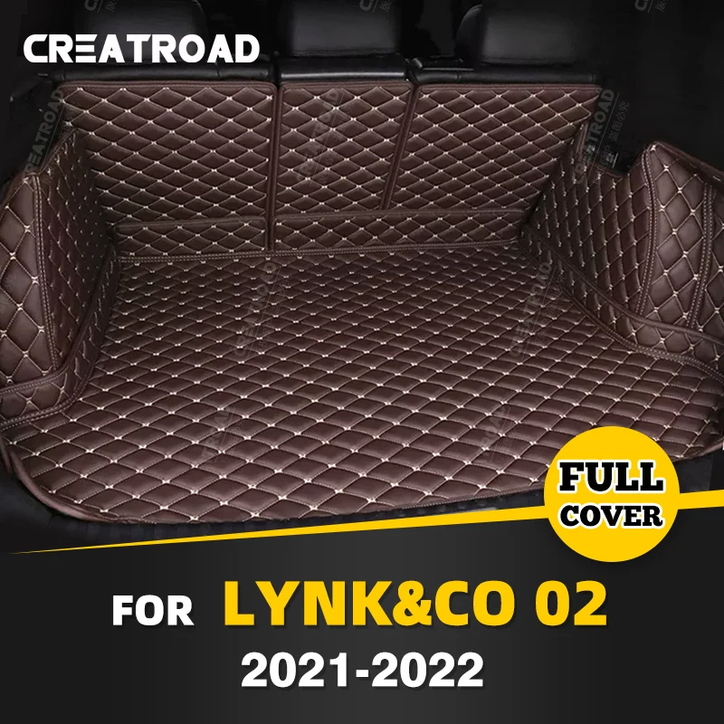 

Автоматический коврик для багажника с полным покрытием для LYNK & CO 02 2021 2022, чехол для багажника автомобиля, подкладка для багажника, аксессуары для защиты салона