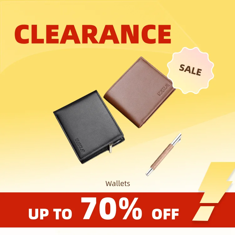 Clearance_Men's Wallet Business Casual Credit Card Holder Zipper Short Coin Wallet_Continuous updates