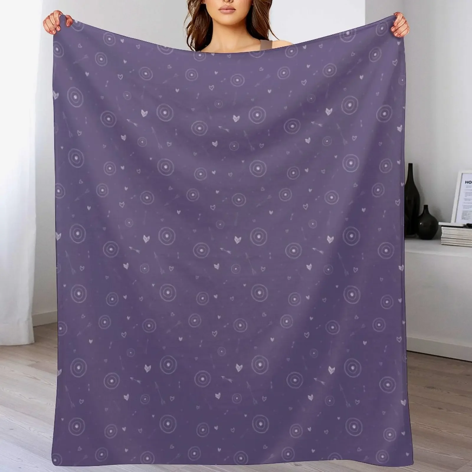 

Kate Bishop Hawkeye Print Throw Blanket Soft Home Decor Blanket for Couch Bedroom