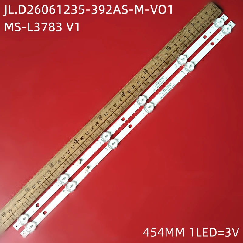 

LED strip FOR 26 inch TV's light strip HS-26D3003V1W6C1B45510M-HSM-B LCD MS-L3783 V1 JL.D26061235-392AS-M-V01 26D3AS6CX45510