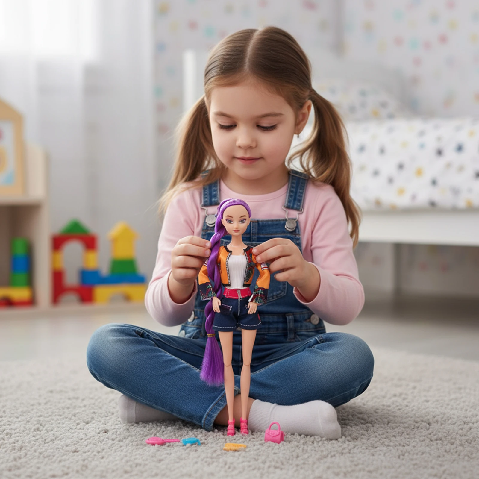 

30cm Anime Action Figure Toy Girl Group Cartoon Action Figure Movable Joints Model Gift for Enthusiasts and Fans