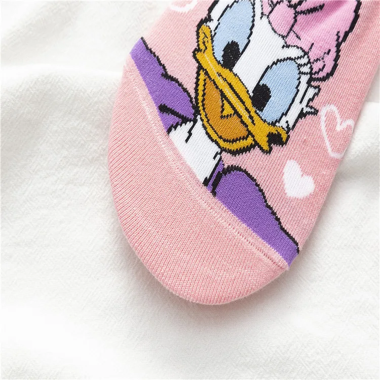 5 Paar koreanische Sommer-Damensocken mit Cartoon-Tiermotiv, Bär, Maus, kurze Socken, niedliche, lustige, unsichtbare Baumwoll-Kawaii-Knöchelsocken, Größe 35–40 – Detail 10