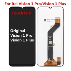 For Itel Vision 1 pro L6502 / Vision 1 Plus LCD Display + Touch Screen Digitizer Assembly Replacement 6.5