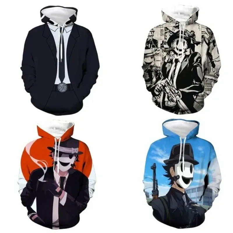 

New Japan Anime High-Rise Invasion Hoodie Anime 3D Hooded Sweatshirt Cosplay Costume Casual Fashion Pullover Coat Unisex Tops