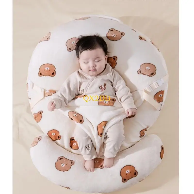 Infant Anti Milk Spit Up Pillow Support Cushion with Scientific Slope Designing