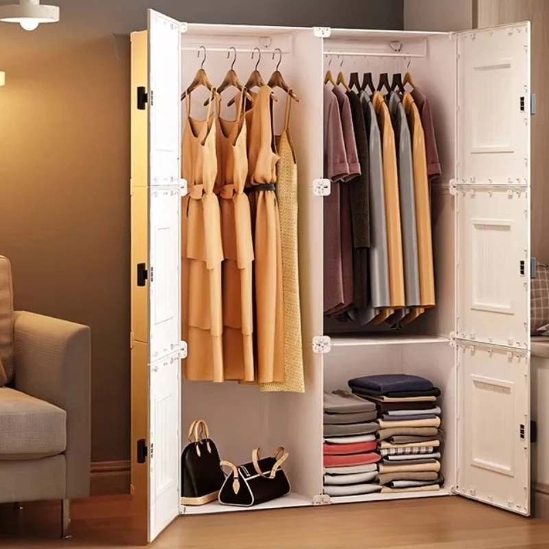 Modern Minimalist Wardrobe Modular Storage Simple Organizer Clothes Wardrobe Partitions Fabric Guarda Roupa Trendy Furniture