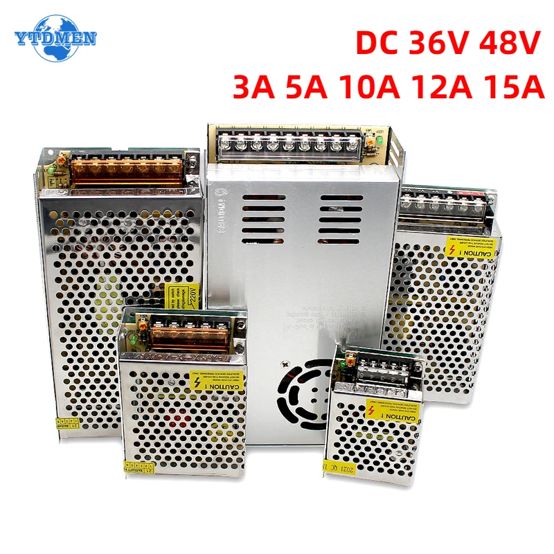 

Power Supply DC 36V 48V Transformers 3A 5A 10A 12A 15A Fonte 360W Switching Power Supply AC 220V To 36 Volt LED Driver SMPS