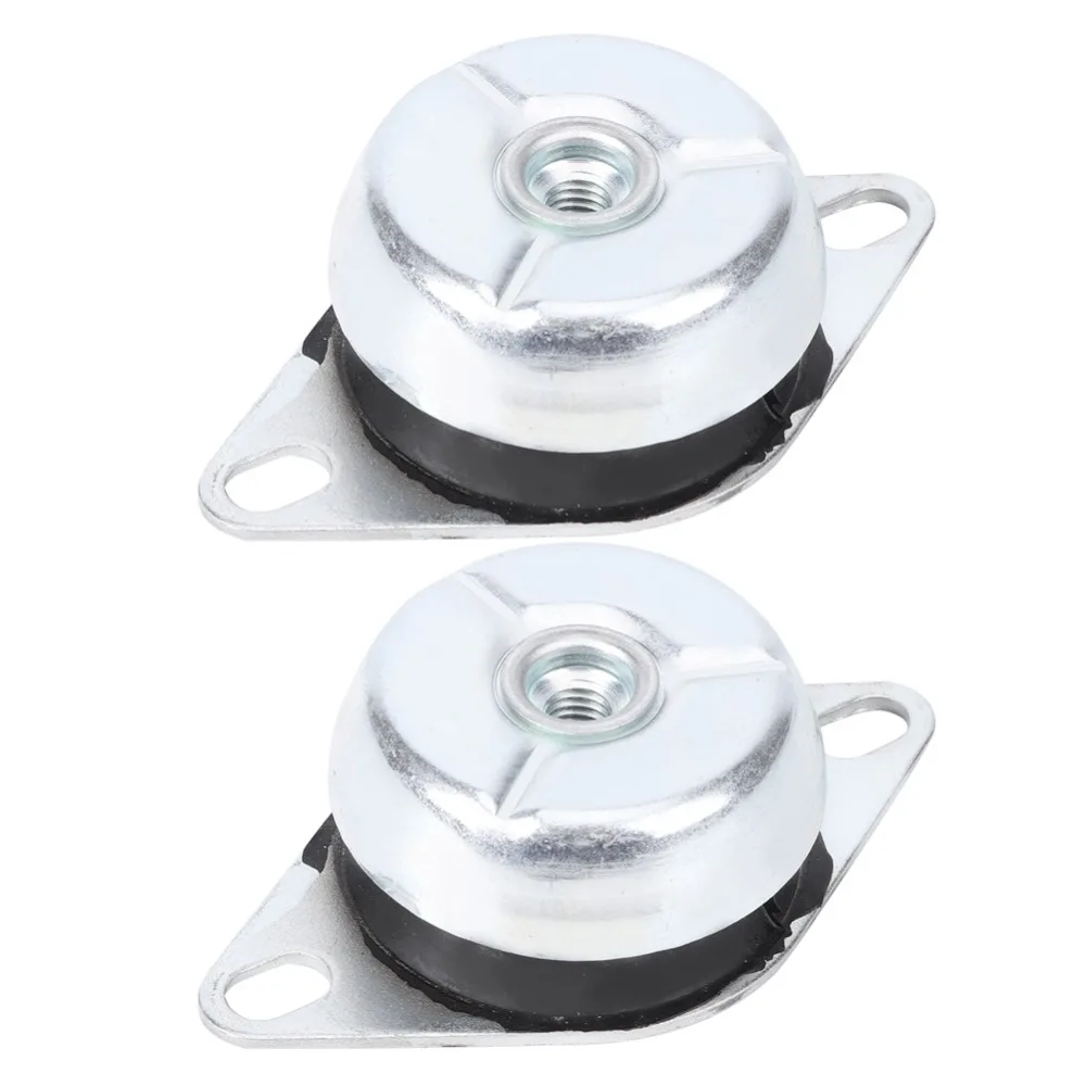 

2pcs M10 Thread Shock Damper Rubber Material Bell Shaped Rubber Buffer Excellent Shock Absorption High Load Capacity