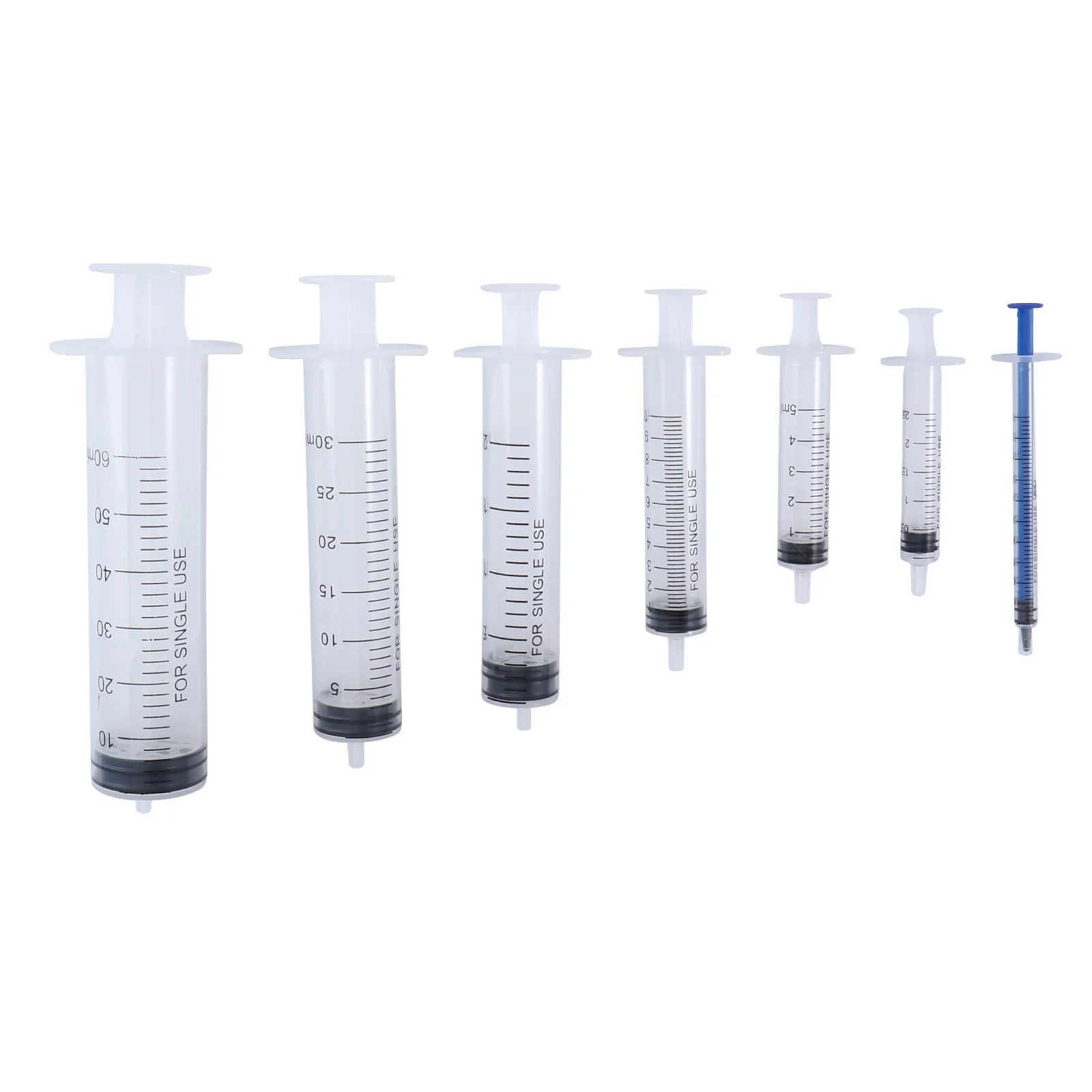 14 قطعة حقنة العطور السائل قياس موزع قابلة لإعادة الاستخدام البلاستيك قضيب للزيوت الأساسية مختبر العلوم الصناعة مقياس Ml