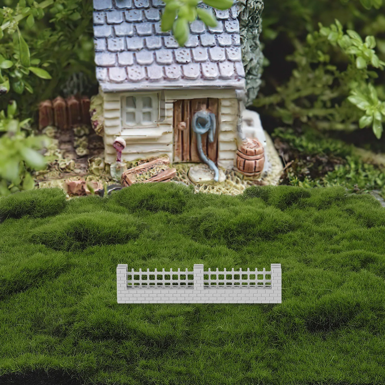 

Миниатюрный пластиковый декоративный заборчик для сада, микроландшафтов, сказочных садов, деревенских пейзажей, окантовки клумб и ландшафтного дизайна