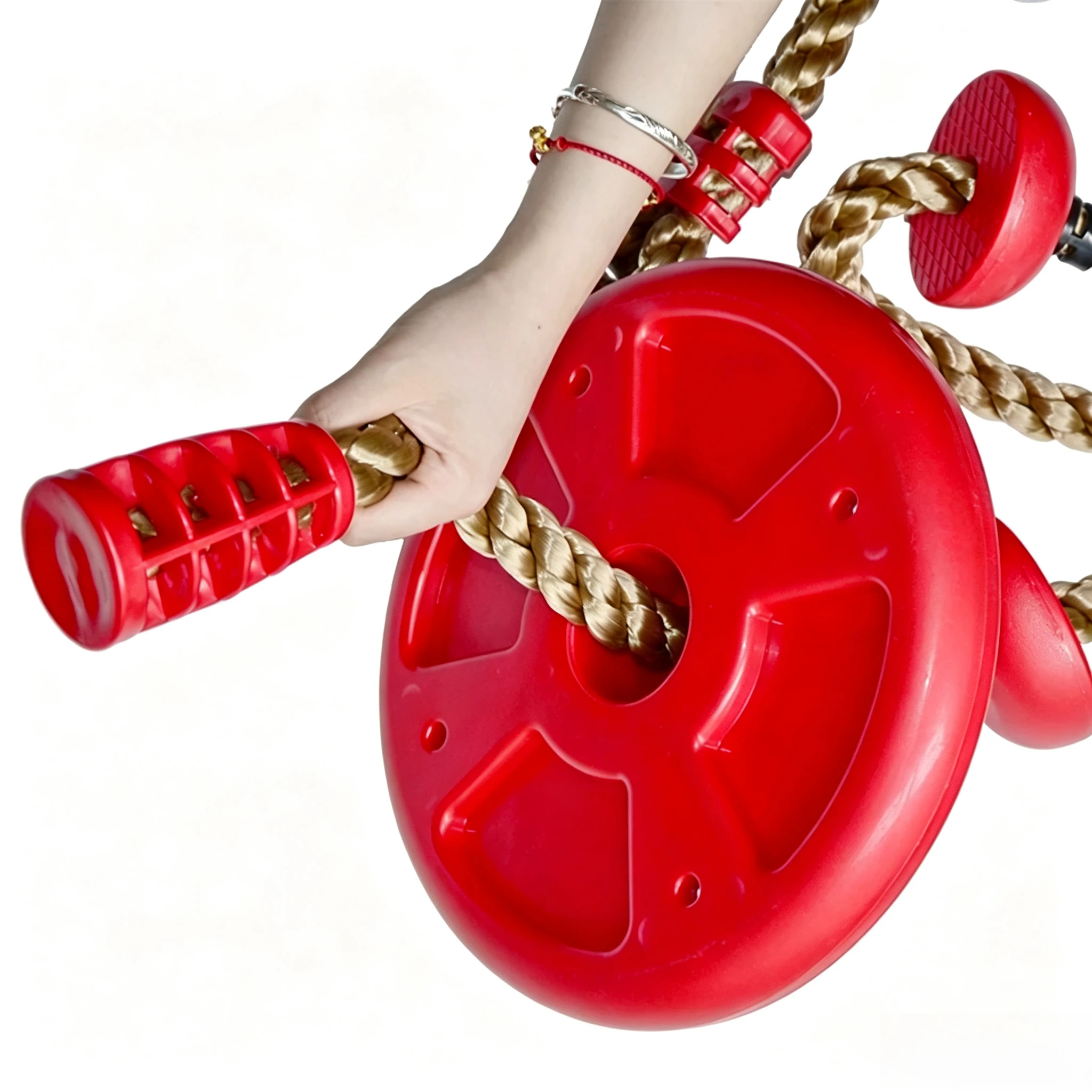 Children Disc Swing Climbing Rope Toy Indoor Outdoor Fitness Equipment For Kindergarten Home Playground Activity
