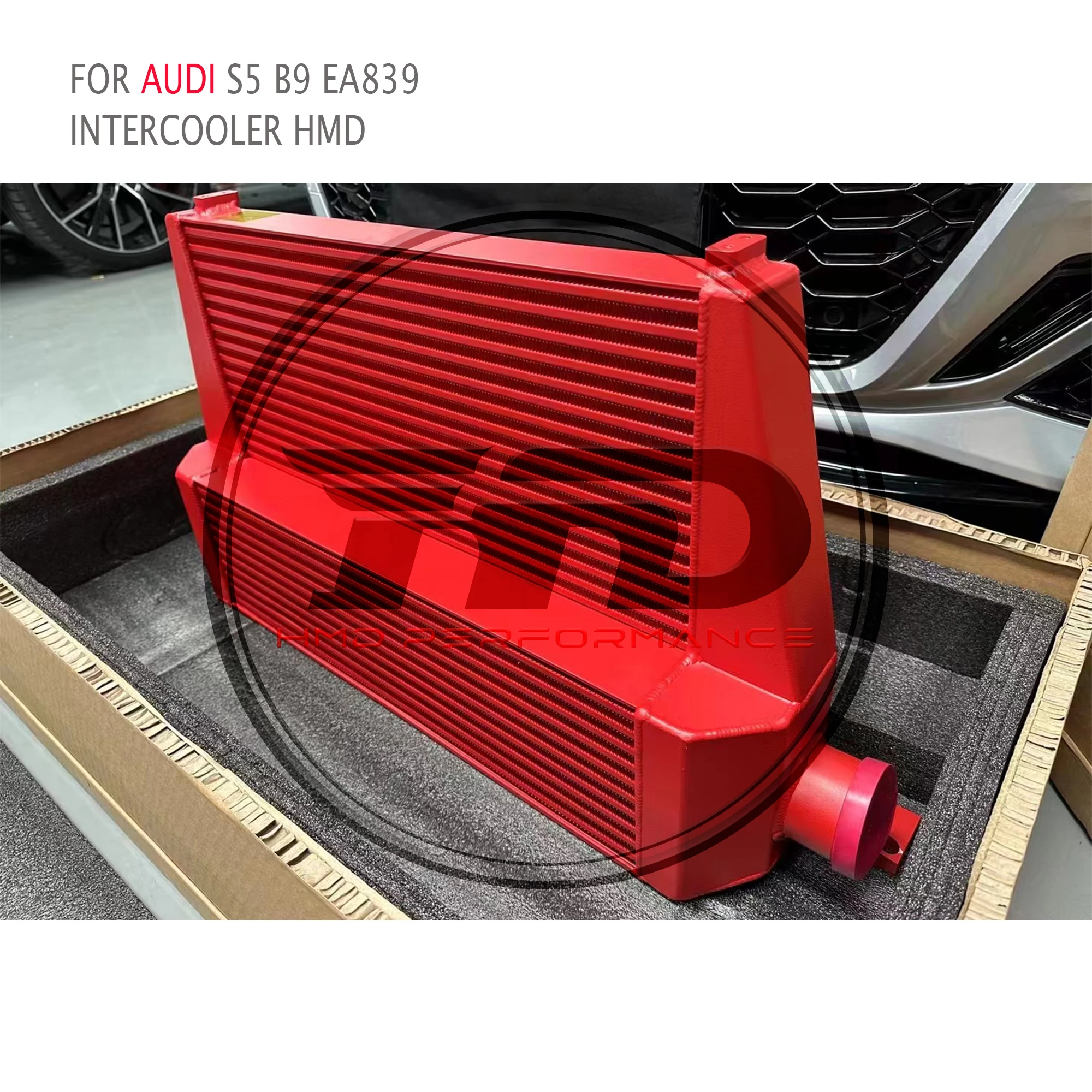 HMD Heat Dissipation Increased Intercooler For Audi S5 B9 EA839 Turbo Intercooler Performance Upgrade Enhanced Heat Dissipation