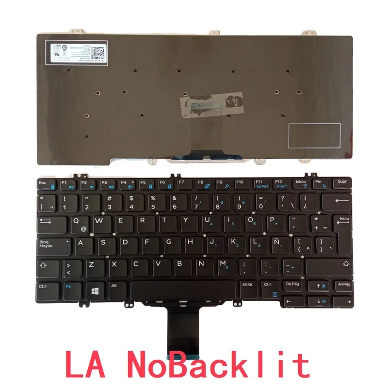 New US Spanish Latin UK Laptop Backlit Keyboard For Dell Latitude E5280 5288 5289 7280 E7380 E7220 0GDRR0