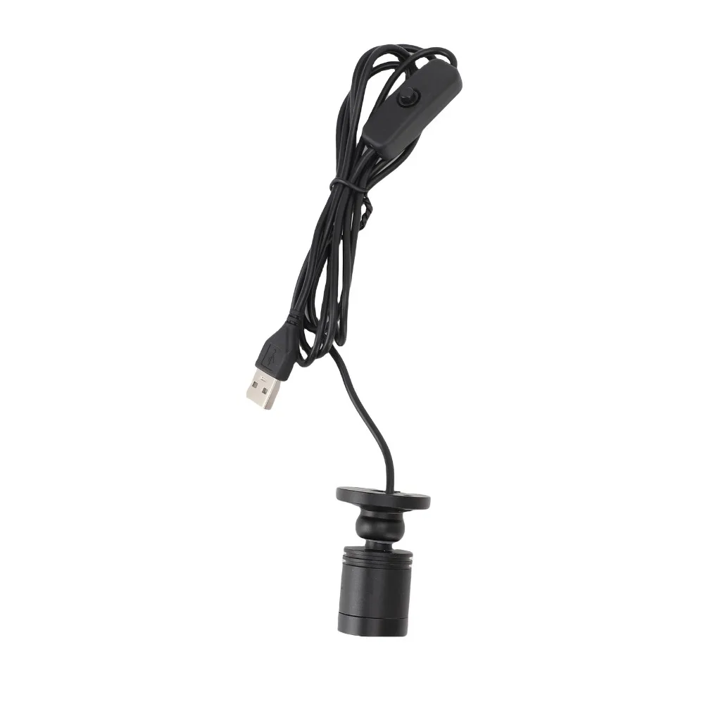 5V USB Powered LED Spotlight 1W Aluminum Alloy Spotlight Neutral Light 4000K 4.92ft Cable LED Display Light Shelves