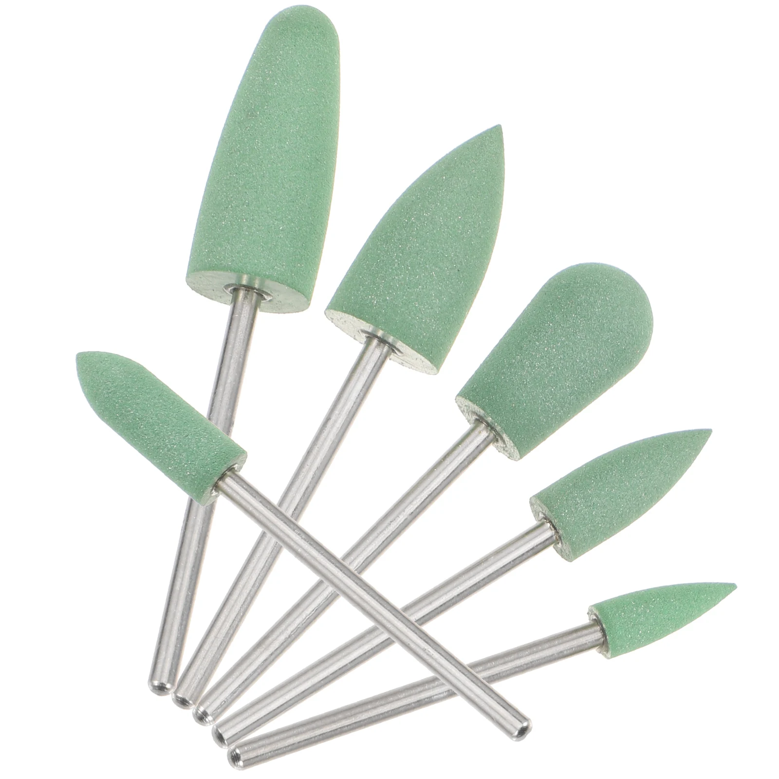 

6pcs Nail Drill Bits Set Acrylic Nails Manicure Tools Plastic Polishing Women Dry Grinding Heads Salon Accessories