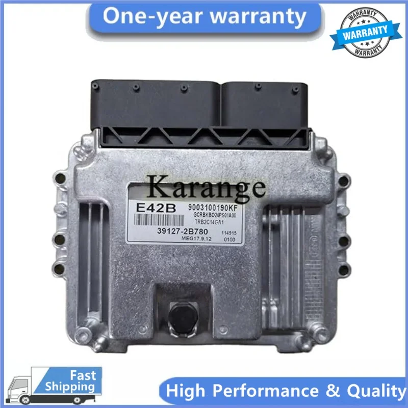 391272B780 Car Engine Computer Board ECU 39127-2B780 for Hyundai E42B MEG17.9.12 9003100190KF New