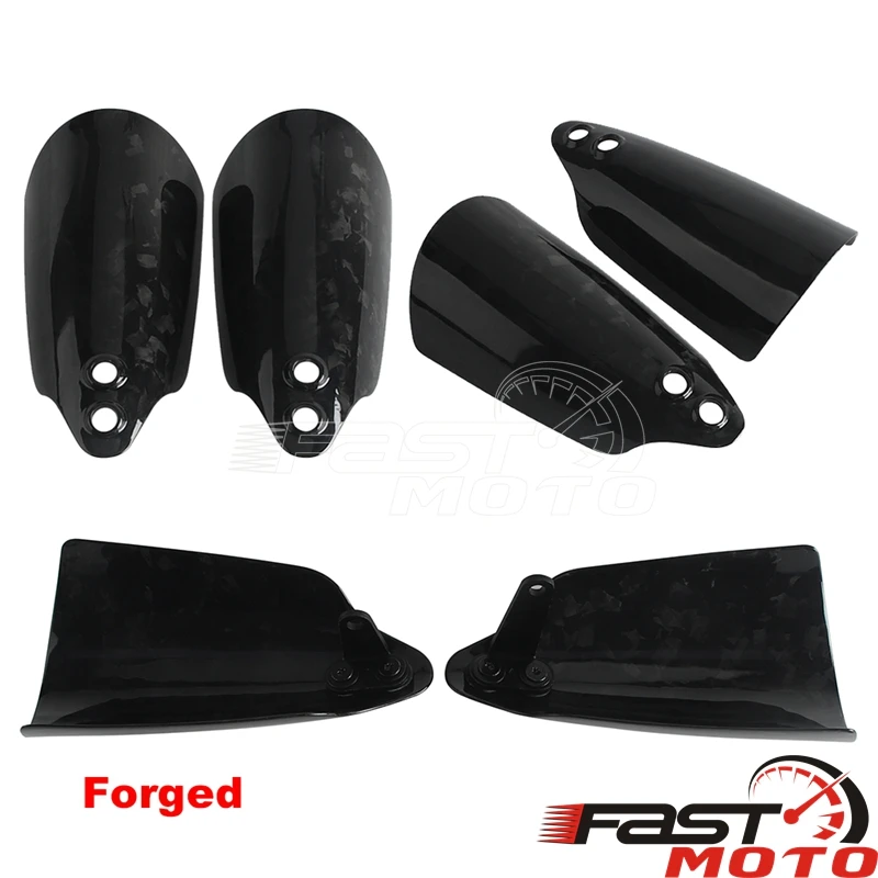 ألياف الكربون دراجة نارية المقود درع الحرس مقبض Handguard ل هارلي سوفتيل التراث الكلاسيكي 114 FLHCS FLHC القياسية FXST