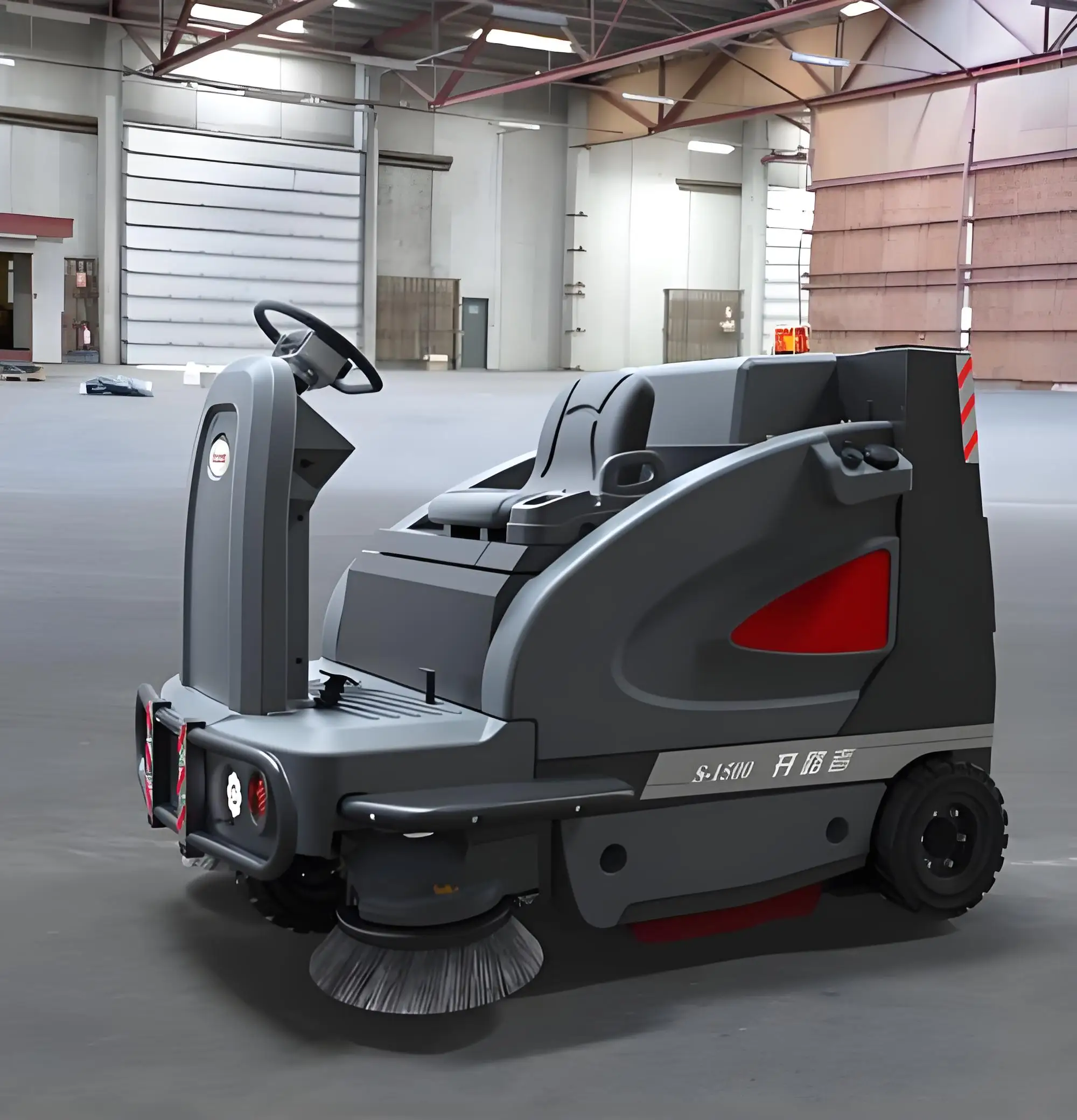 Shopping Mall Street Electric Asphalt Road Sweeper, Sanitation Sweeper